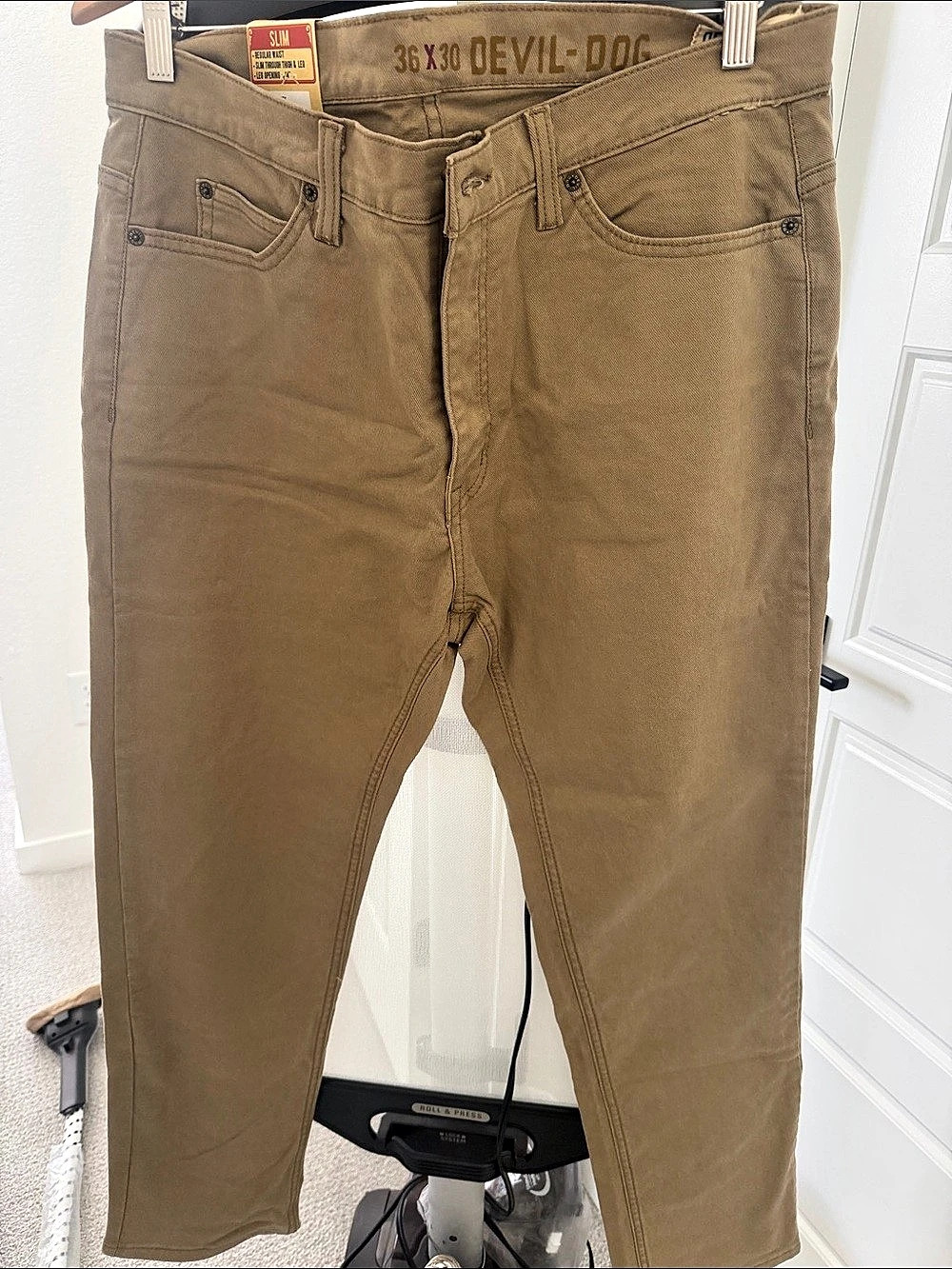 Devil-Dog Dungarees Slim Khaki Pants Slim Jeans Waist 36x30